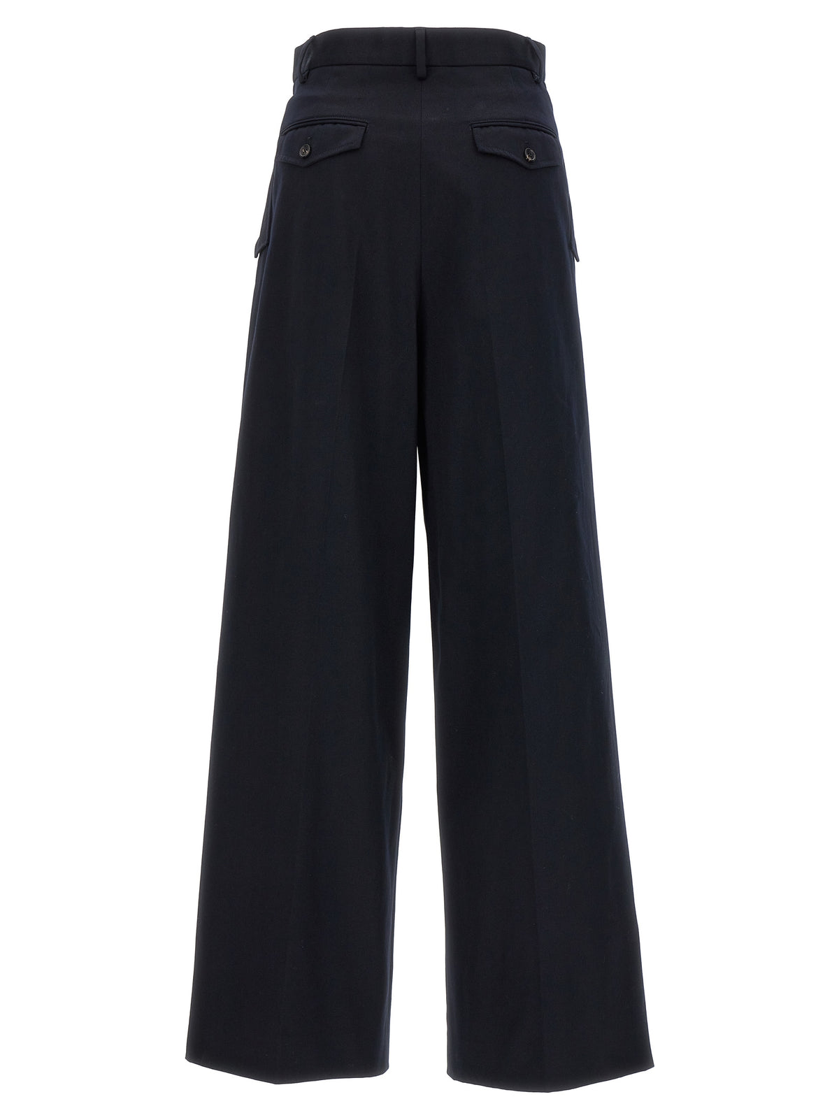 Lanvin ランバンルーズレッグフロントプリーツパンツ - Image 3