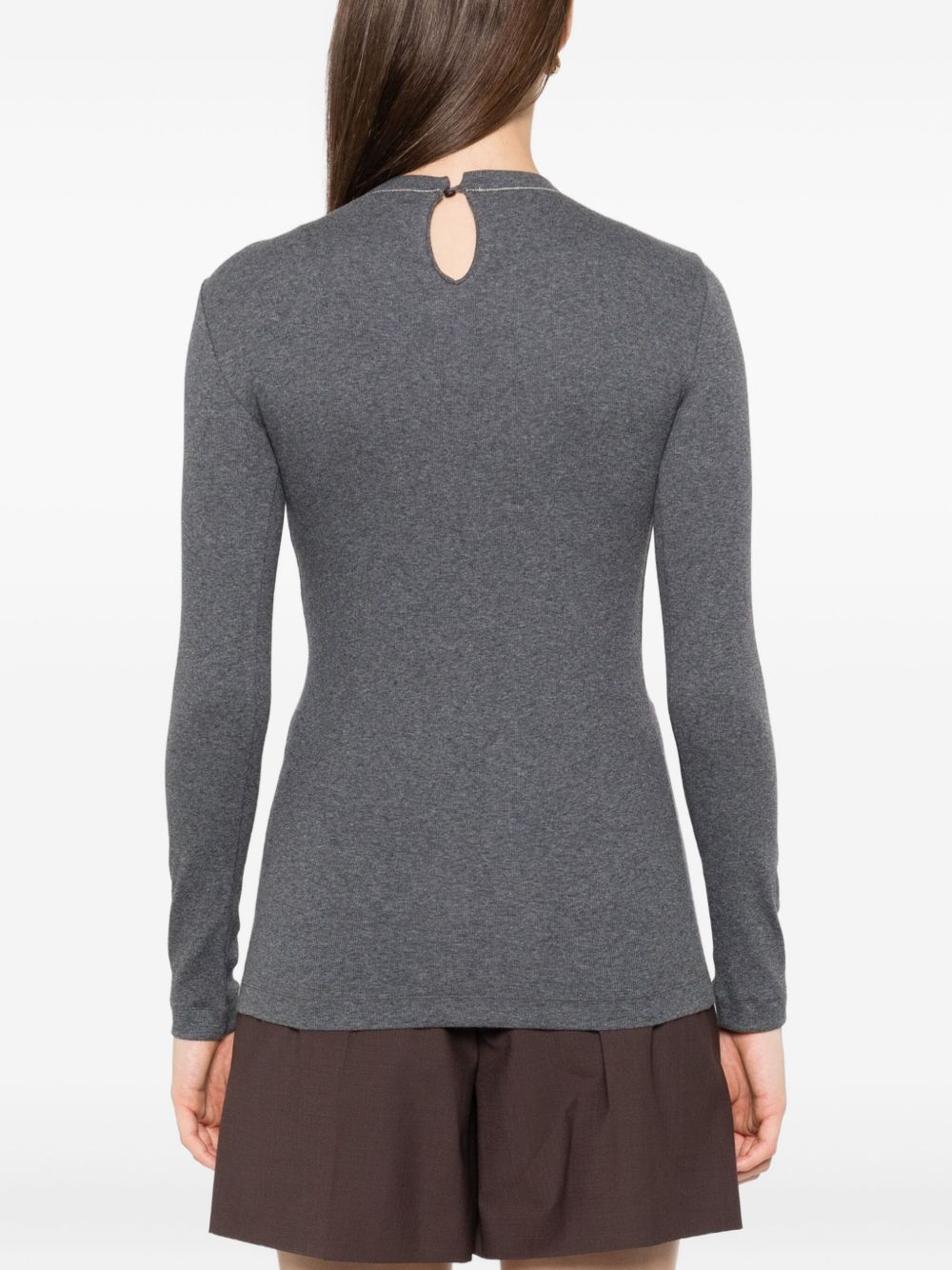 Brunello Cucinelli Cotton Crewneckセーター - Image 3