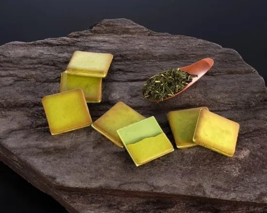 Mie Prefecture Limited Mie Prefecture Souvenir, Ise City Limited Ise No.1 Sweets, Ise Tea Rangdosha from Ise Tea, Made in Mie Prefecture, ISECHA LANGUE DE CHAT Chocolate Candy, Set of 9 (x2)