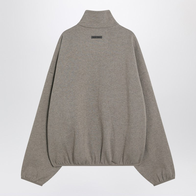 Fear 神の恐怖の必需品は灰色のブラシをかけた綿のスウェットシャツ - Image 3