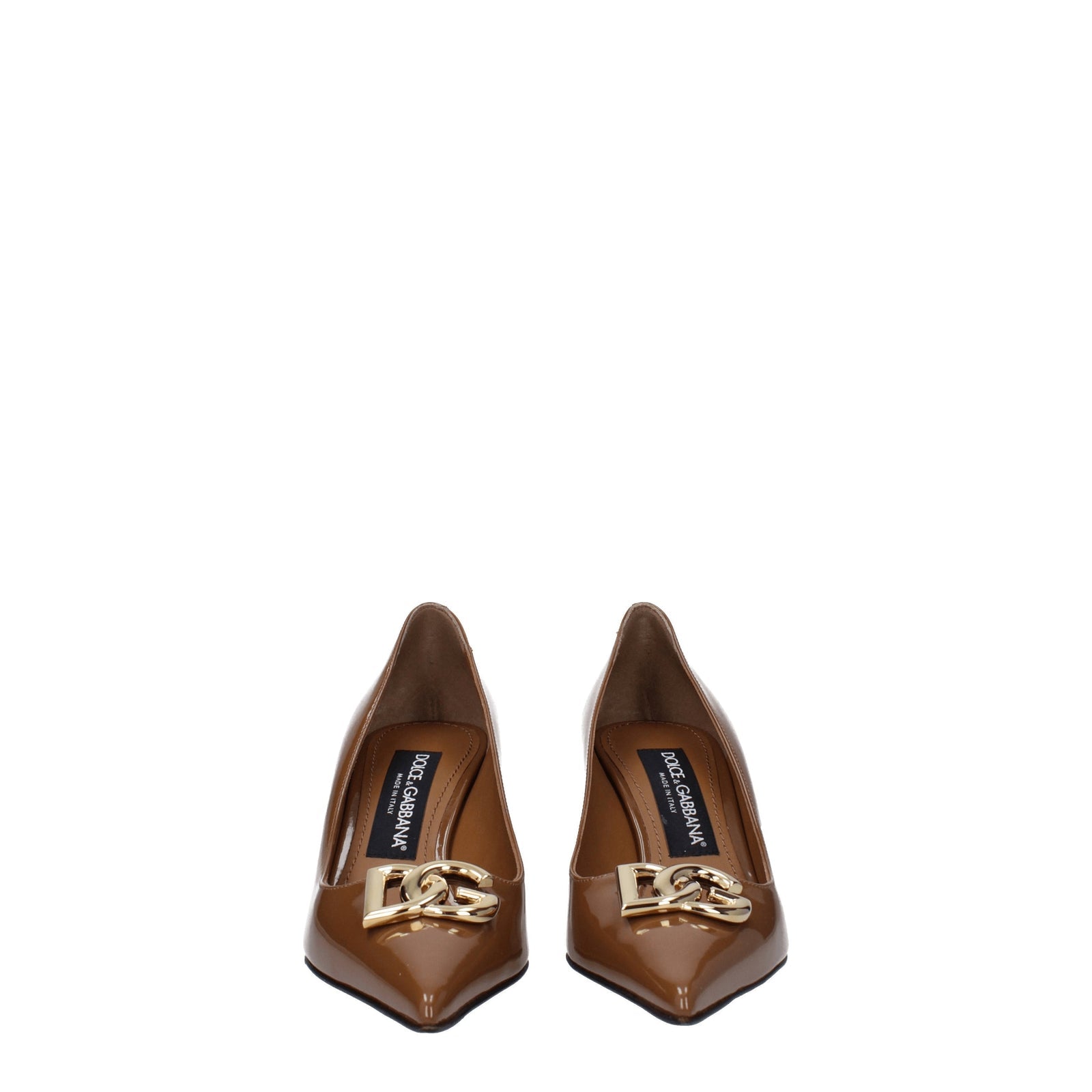 Dolce  Gabbana ドルチェ＆ガッバーナデコルテ女性レザーブラウン/キャラメル - Image 3