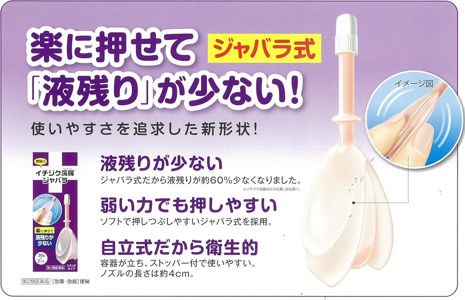 【第2類医薬品】イチジク浣腸ジャバラ 30g×2個入