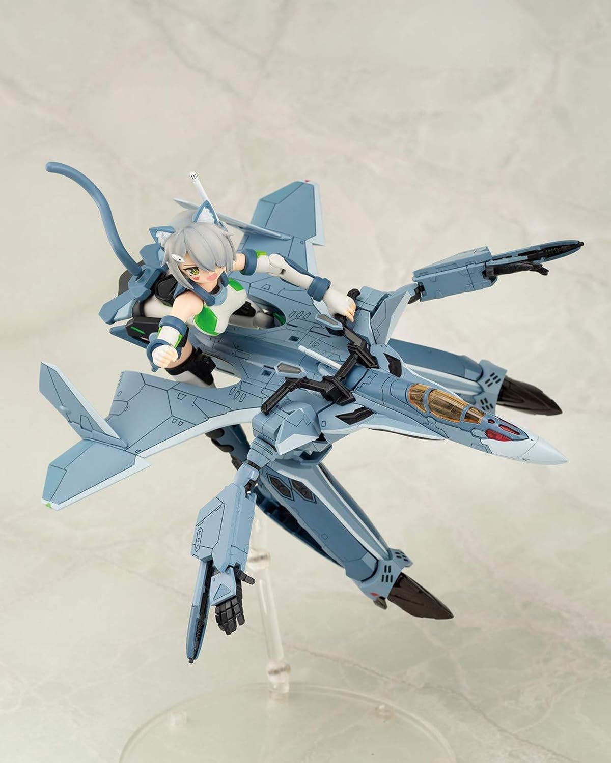 Aoshima Bunka Kyozai MC-03 VFG Macross Delta VF-31A Kairos, Total Height 6.1 inches (155 mm), Color-coded Plastic Model