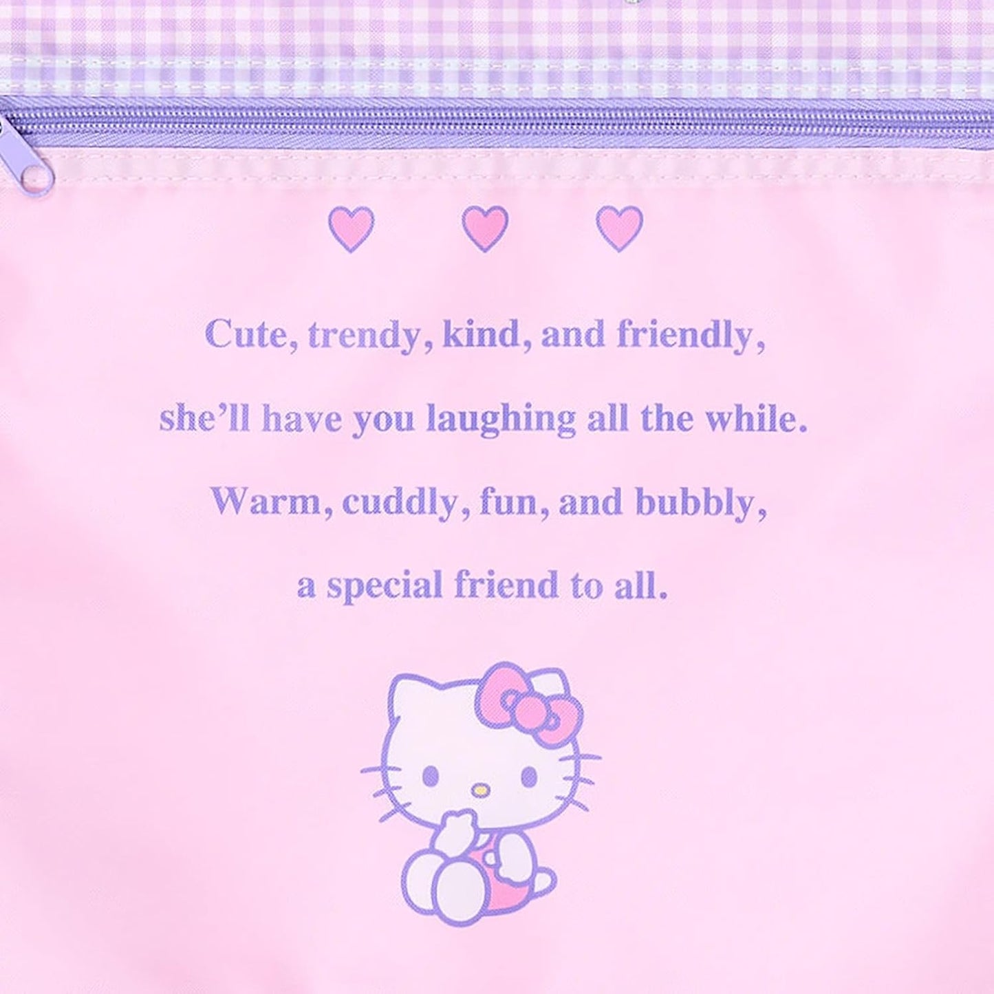 Sanrio 534293 Hello Kitty Kids Gymnastics Clothes Bag with Name Space