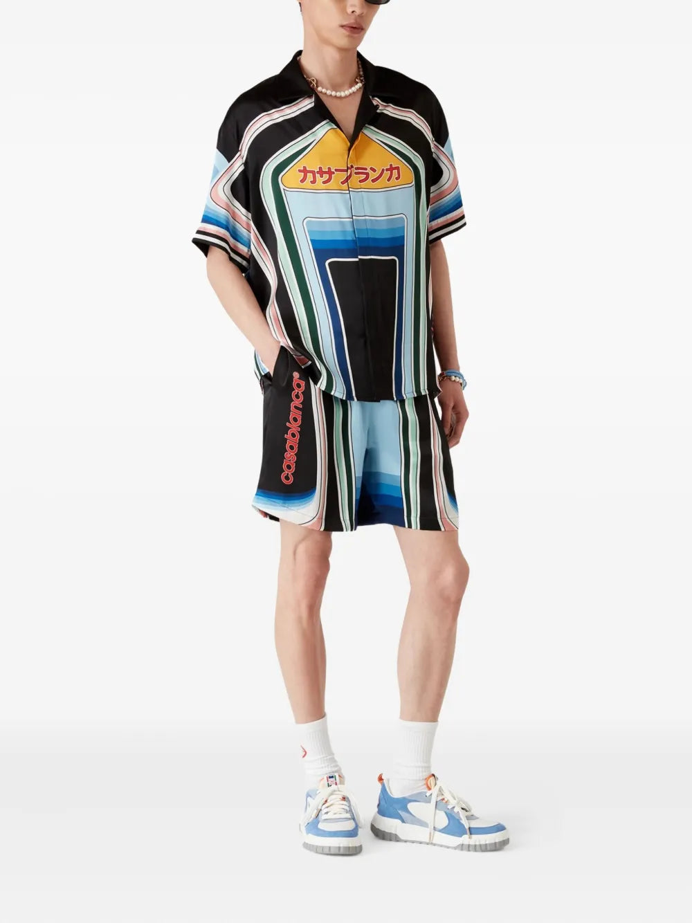 Casablanca カサブランカグラフィックマウンテンショーツ - Image 3