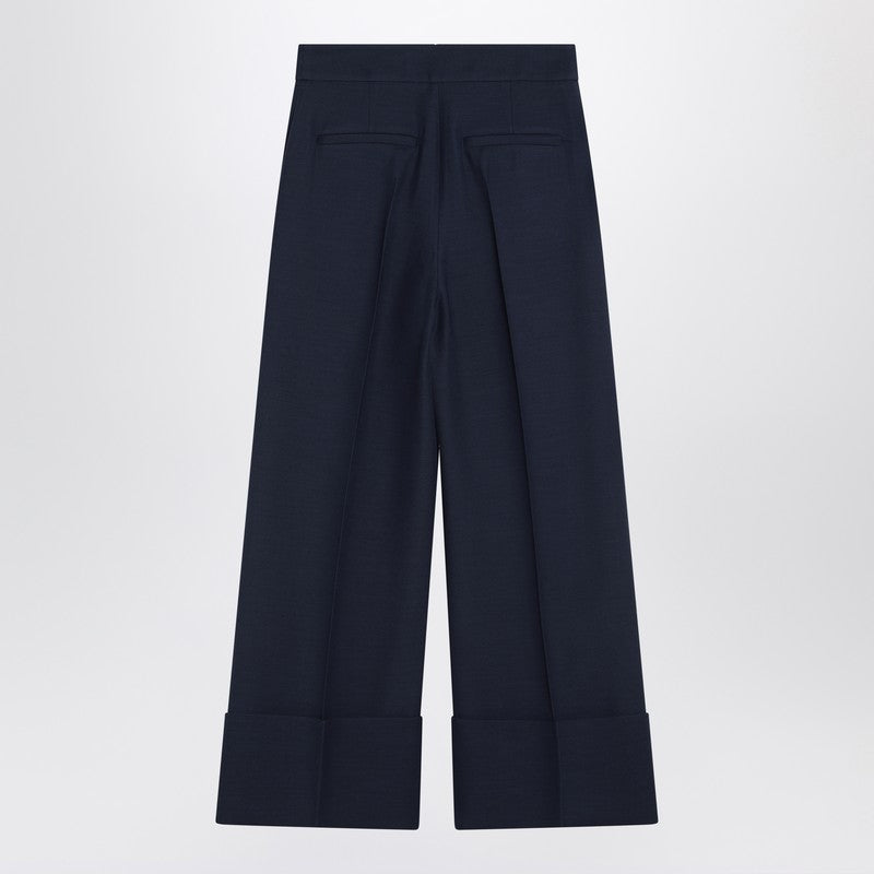 Valentino ウールとシルクのバレンティーノインディゴパンツ - Image 3
