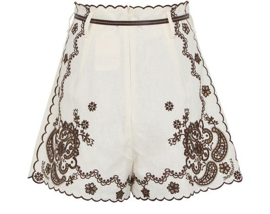 ZIMMERMANN Ascension embroidered shorts - Image 3