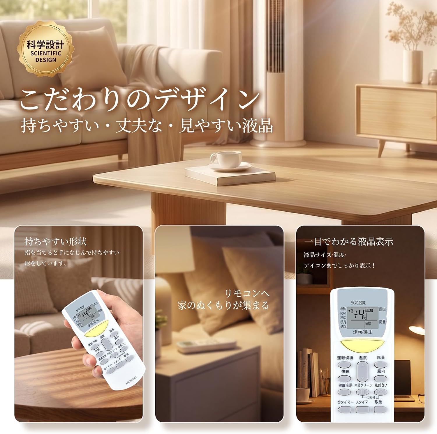 ダイキン 互換リモコン エアコン用リモコン ARC446A1 AN22GKS-W AN22GMNS-W AN22GNBS-W AN22GNS-W AN22GNSK-W AN22GUS-W AN25GKS-W AN25GMNS-W AN25GNBS-W AN25GNS-W AN25GNSK-W AN25GUS-W AN28GKS-W AN28GMNS-Wなど対応
