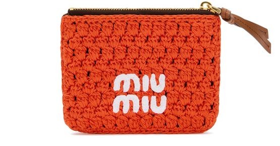 MIU MIU Crochet cardholder - Image 3