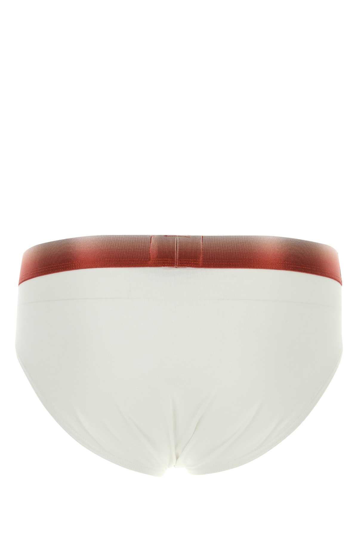 Emporio エンポリオアルマーニホワイトストレッチコットンブリーフ - Image 3