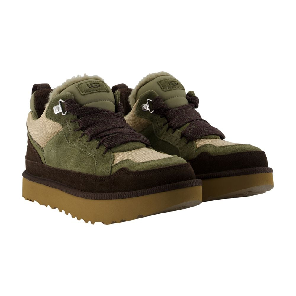 Ugg ローメル スニーカー アグ レザー グリーン - Image 3
