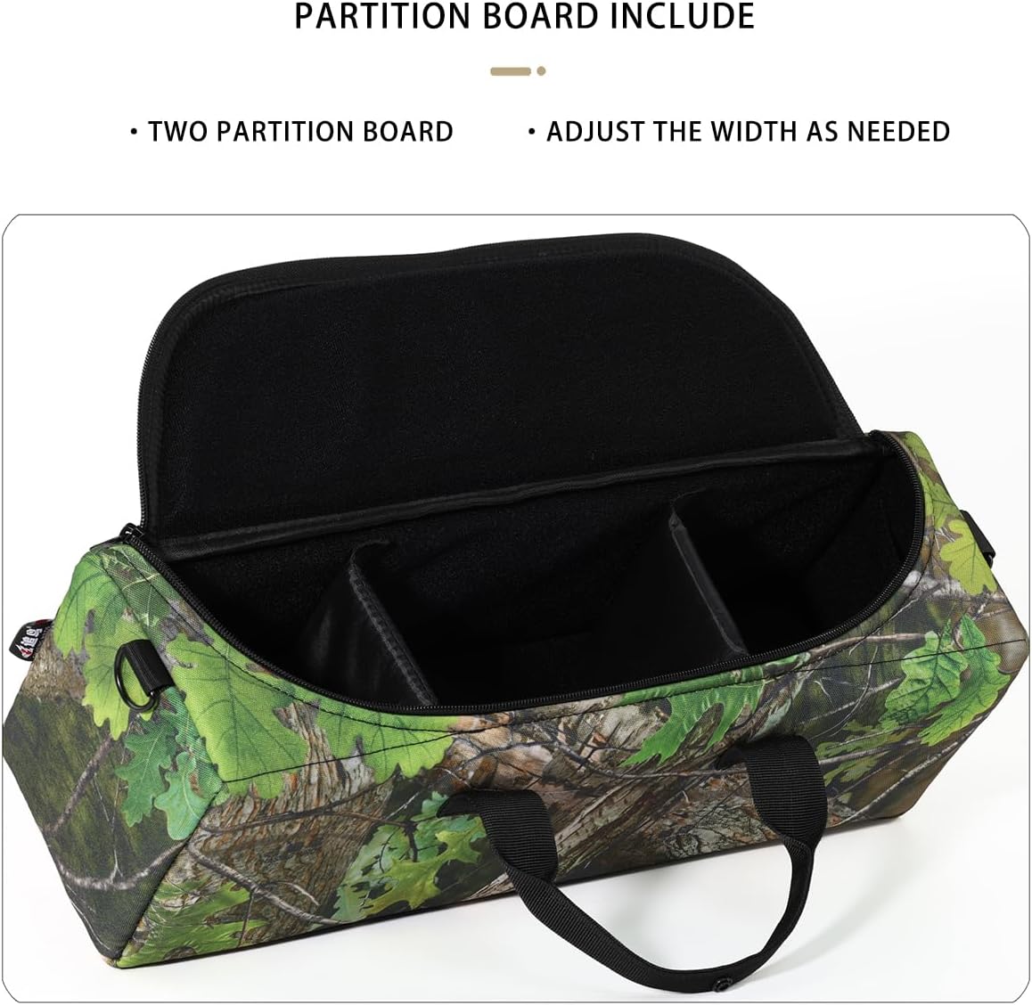 CHASING BIRDS Camouflage Waterproof Camera Bag SLR Storage Backpack for Canon RF 200-800 Sony 200-600 NIKON Z 180-600 mm etc Portable Handheld Storage Bag (Dark)