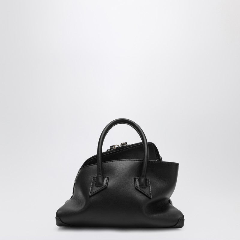 The Attico Black Leather La Passeggiataミニバッグ - Image 3