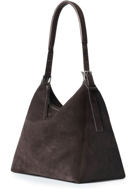 LEMAIRE Belted hobo bag in suede - Image 3