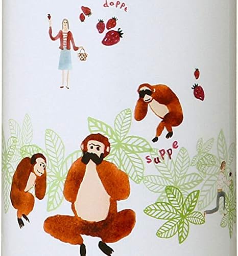 Starbucks Tochigi Limited Tochigi Stainless Steel Bottle, Renewal Design, Japanese Style, San-Monkey, Strawberry, Monkey, Monkey, Language Tokigi, Local Limited, Illustration, My Bottle, 12oz/355ml