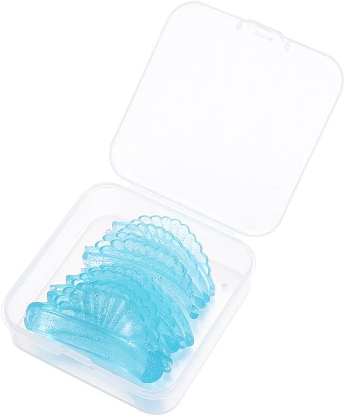 Silicone Eyelash Perm Pad Shell Style Eyelash Lifting Shield Eyelash Extension Applicator Tool 3D Eyelash Curler Accessories