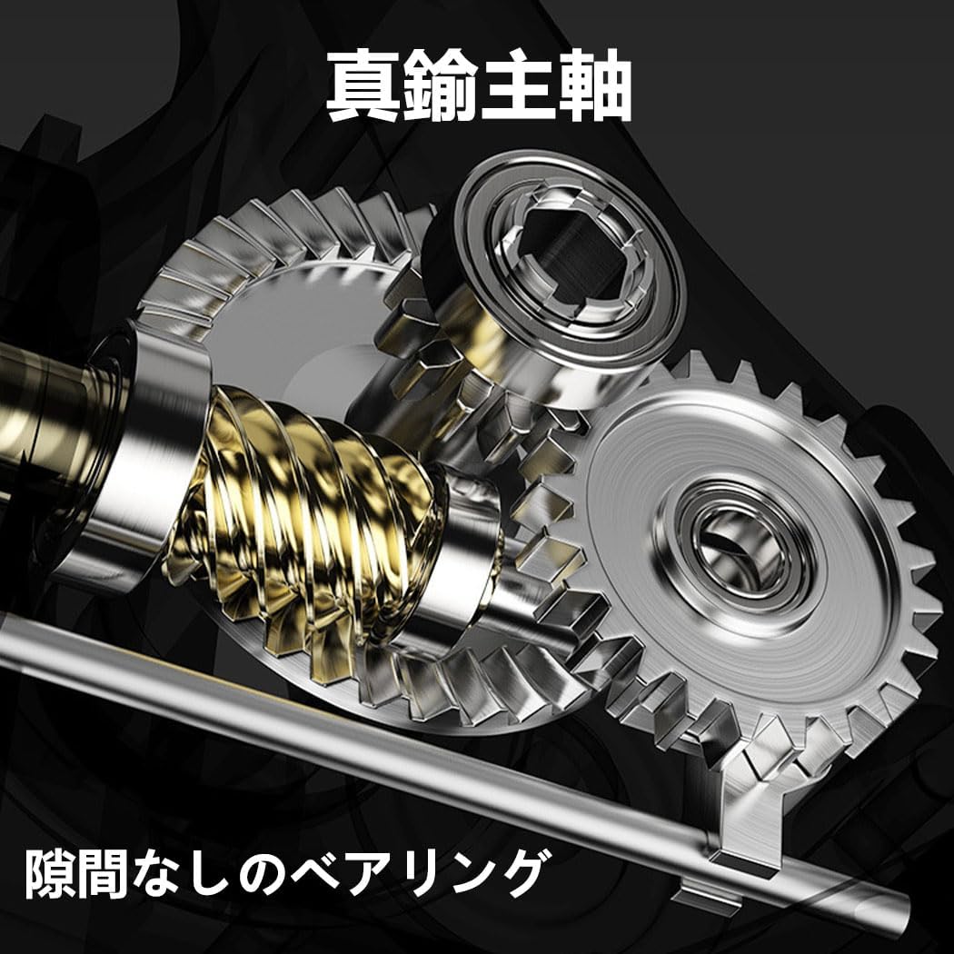 Spinning Reel Rear Drag, Front and Rear Beginner, Practice, Left/Right Interchange, Smooth Rotation, Bearings 4+1, 22.0 lbs (10 kg) / 26.5 lbs (12 kg), Distance Toss, Lightweight, Strong Drag,