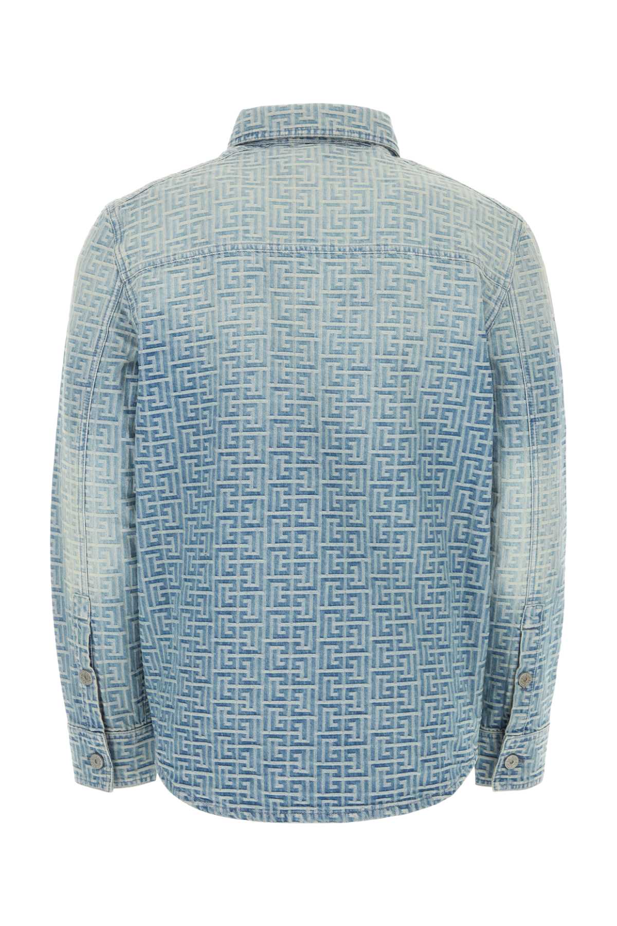 Balmain バルメイン刺繍デニムシャツ - Image 3