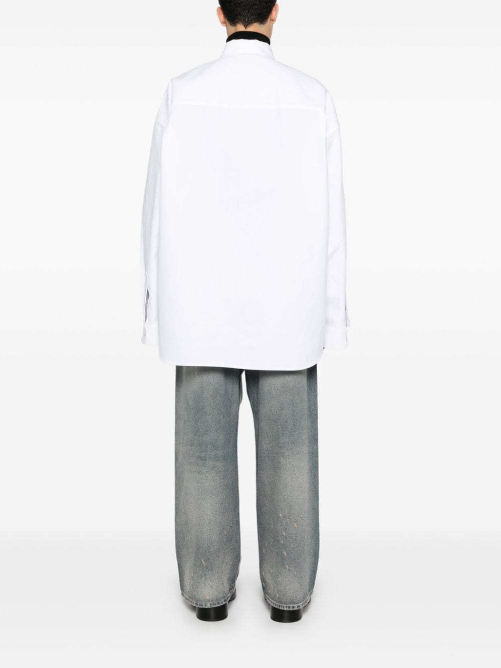 Balenciaga バレンシアガ特大のコットンシャツ - Image 3