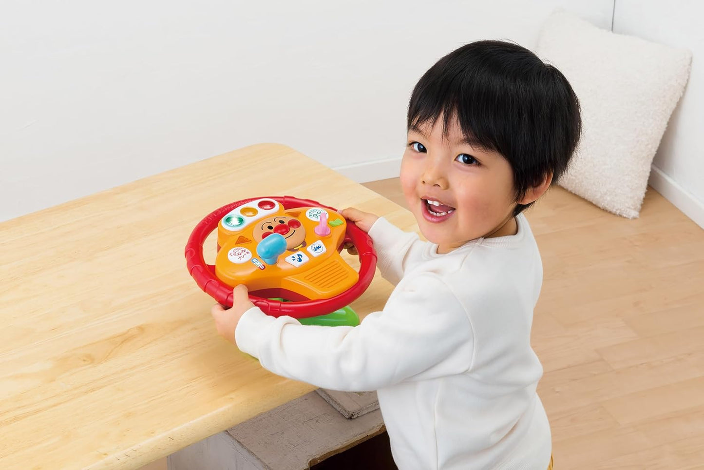 AGATSUMA Anpanman Music GO! Fun Drive Handle Ages 2 and up