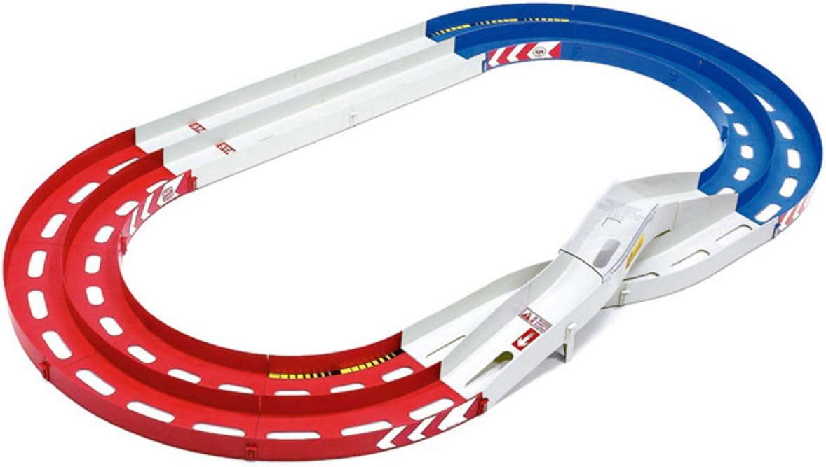 Oval Form grade separated crossing Lane (Tricolor) (Mini 4WD)