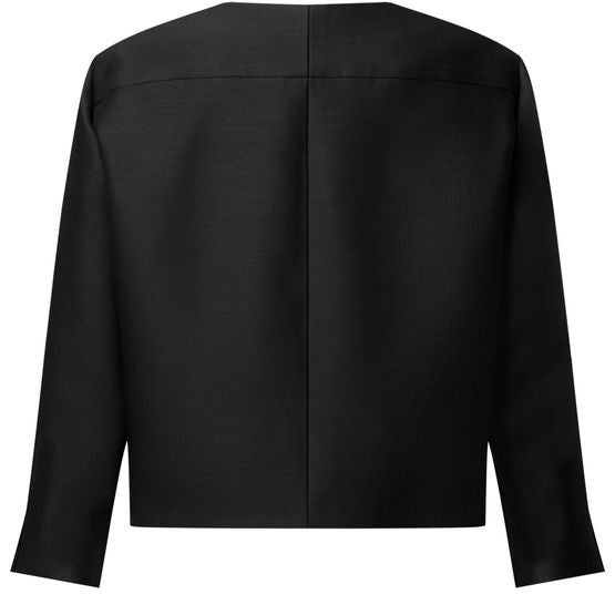 LOUIS VUITTON Cut-Out Neckline Mikado Jacket - Image 3