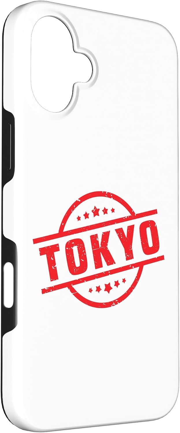 東京 ロゴ #2 タグ 日本 渋谷 休暇 大阪 旅行 富士山 素晴らしい思い出 にほんこく アジア 札幌 お土産 スマホケース iPhone 16 Plus 用
