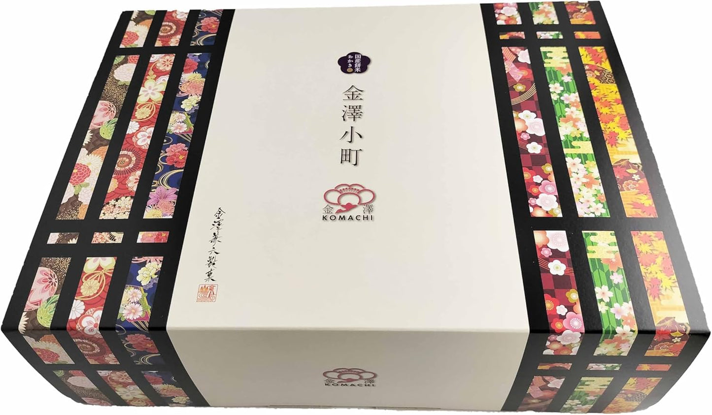 Kanazawa Kenroku Confectionery Kanazawa Komachi [Comes with Official Bag] Confectionery Folding Sweets Gift Side Packaging Individual Gift Souvenir Insert Thank You Celebration Return Home Celebration