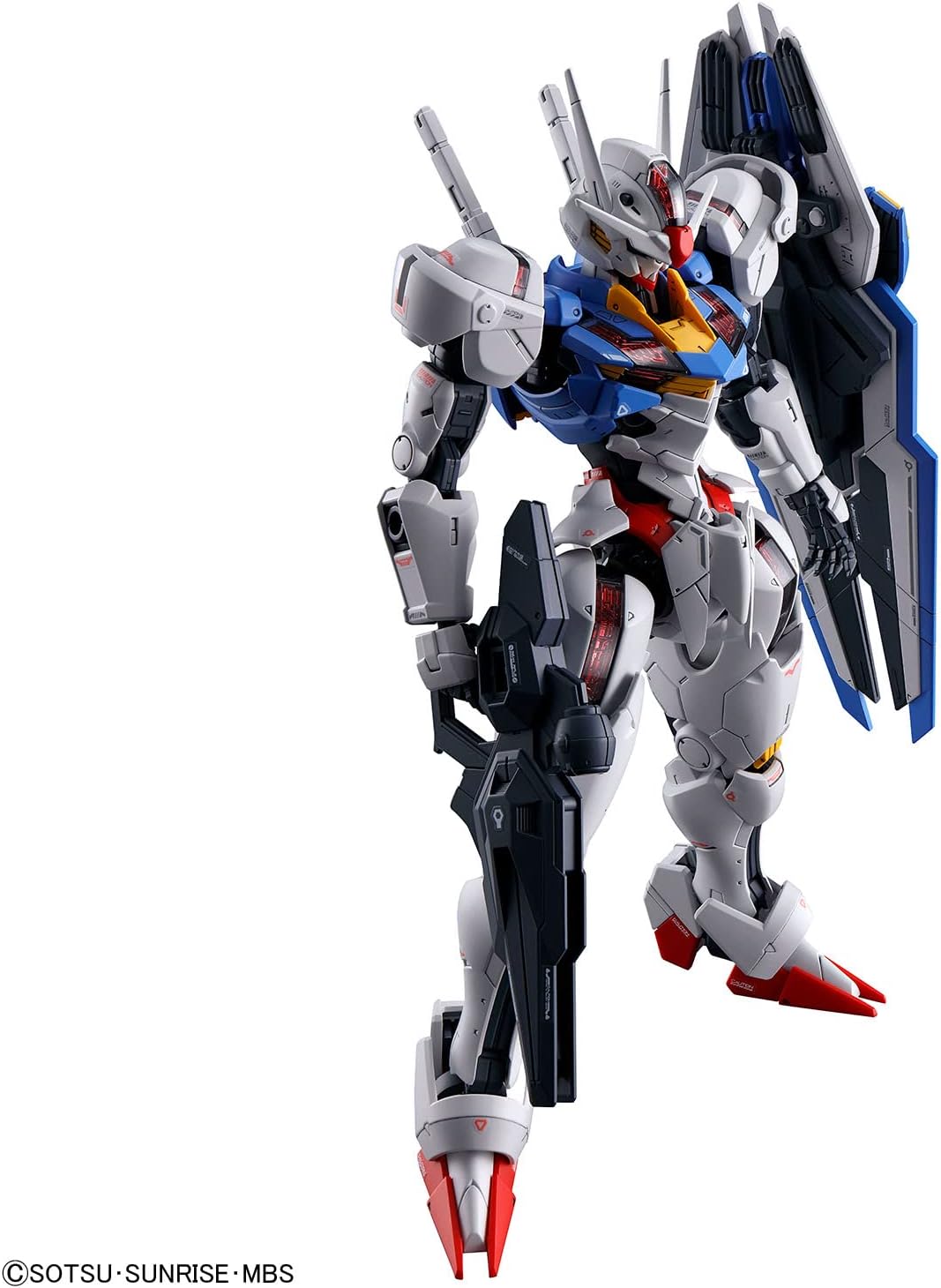 BANDAI SPIRITS(バンダイ スピリッツ) FULL MECHANICS Mobile Suit Gundam: The Witch from Mercury Gundam Aerial 1/100 Scale Color-Coded Plastic Model Kit