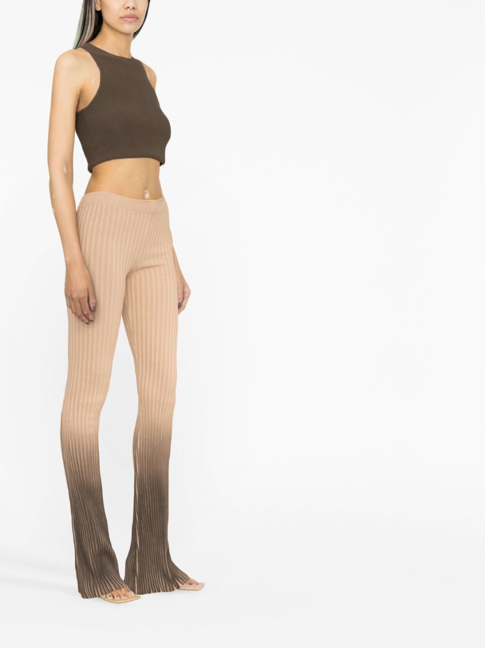 Andreādamo Andreadamo Knitフレアパンツ - Image 3