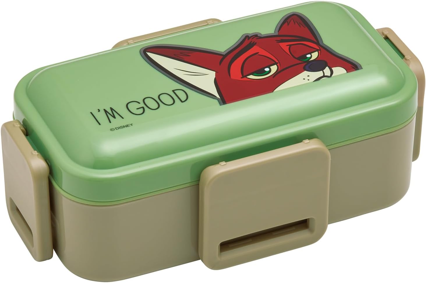 Skater PFLW4AG-A 2-Tier Lunch Box, 20.3 fl oz (600 ml), Women's, Made in Japan, Fluffy Dome Lid, Lunch Box, Dishwasher Safe, Microwave Safe, Disney Zootopia Nick