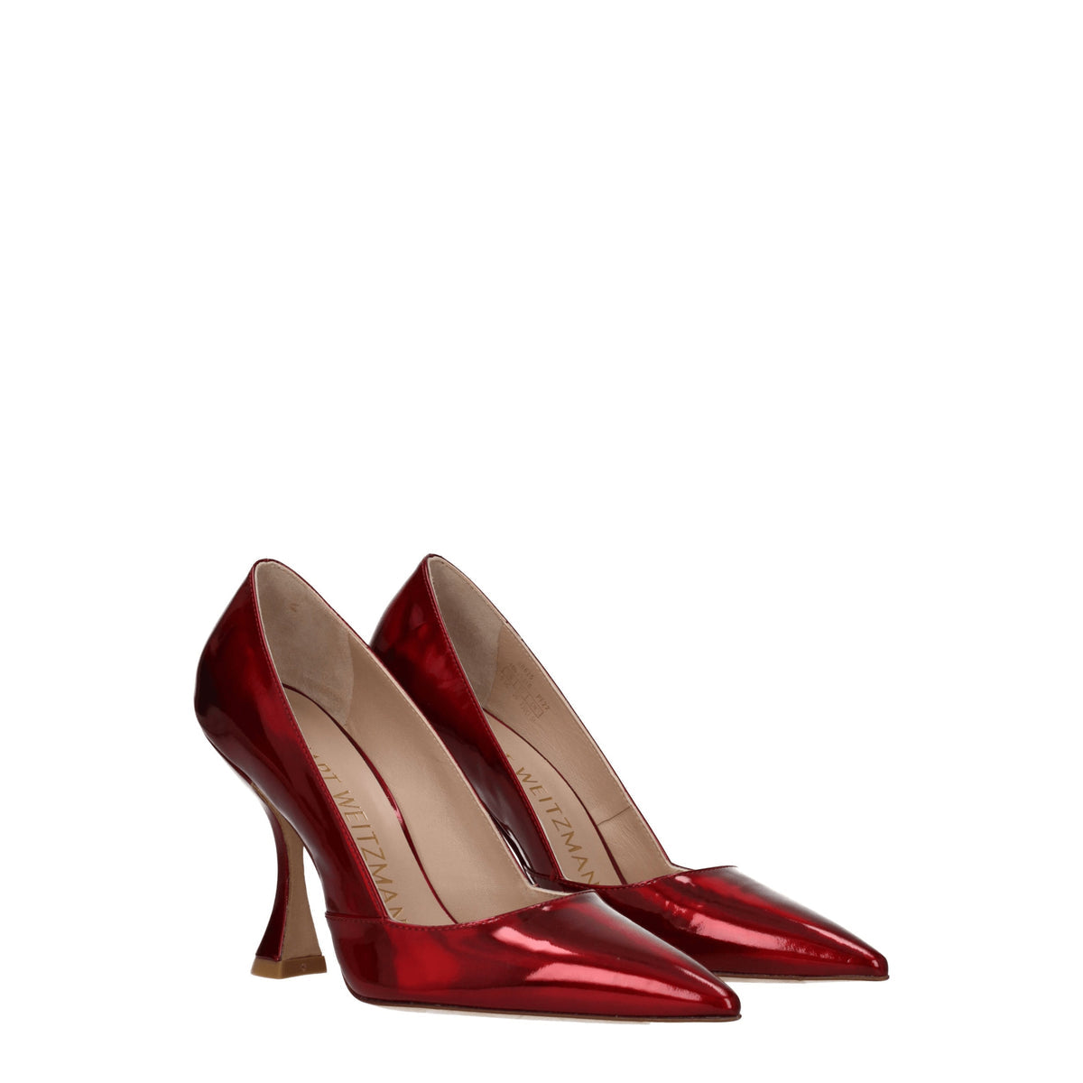 Stuart Stuart WeitzmanDécolletéXCurveWomens Paint Red/Red Stone - Image 3