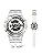 Casio GMA-S114RX-7A S-Series Wrist Watch, Middle Size, 40th Anniversary, Clear, Remix, Limited Boys, Overseas Model, Bracelet Type