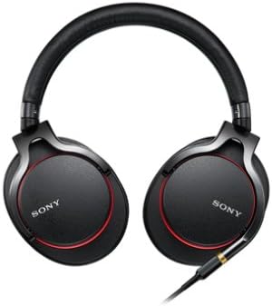 Sony SONY Headphones MDR-1A: Hi-Res Compatible, Closed-Type, Foldable, Detachable Cable/Balanced Connection Compatible, Remote Control and Microphone Included, Black MDR-1A B