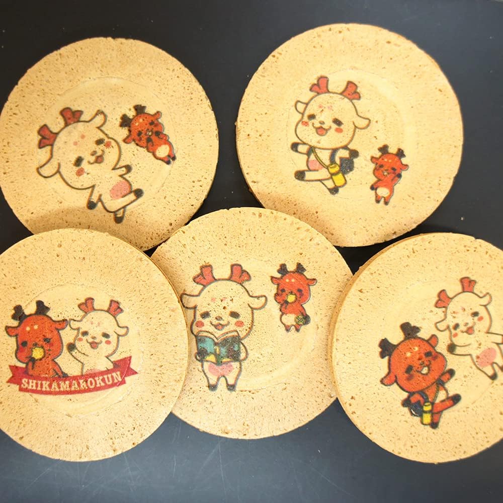 Nara Souvenir, Souvenir, Shiawase Yakamaro-kun, Printed Goblet, Pack of 10, Nara City Tourism Association, Mascot Character