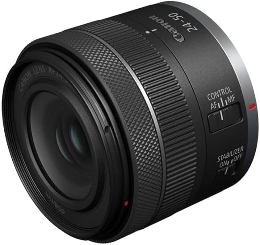 Canon RF24-50mm F4.5-6.3 IS STM Full Frame Mirrorless RF Mount Camera + LafLife Original Lens Care Kit