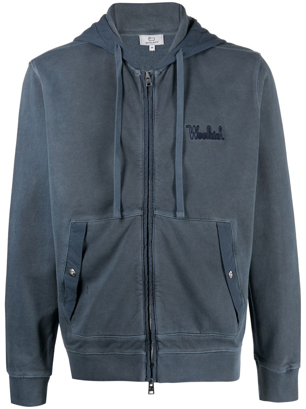 Woolrich Woolrich Mixmedia Full Zip Hoodie - Image 3