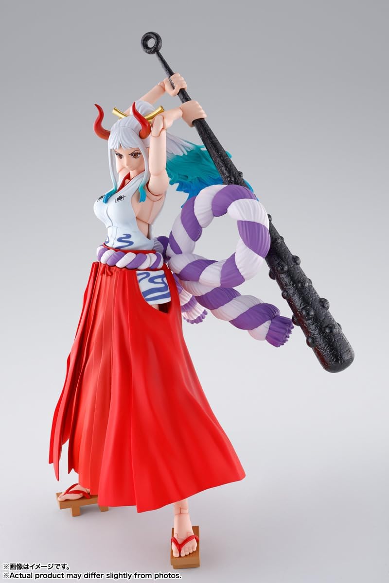 TAMASHII NATIONS S.H. Figuarts One Piece Yamato, Approx. 7.3 inches (185 mm), PVC & ABS, Pre-painted Action Figure