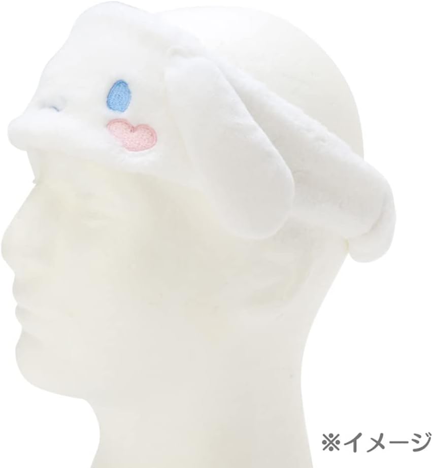 Sanrio 986194 Sanrio Cinnamoroll Headband, White, Character Hair Turban/Hair Band, Facial Cleansing & Makeup, One Size Fits Most, For Girls