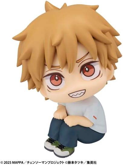 MegaHouse Rukupu Movie Version "Chensorman Reze Version" Dengi Plain Clothing Version, Approx. 4.3 inches (110 mm), PVC Resin Pre-Painted Action Figure
