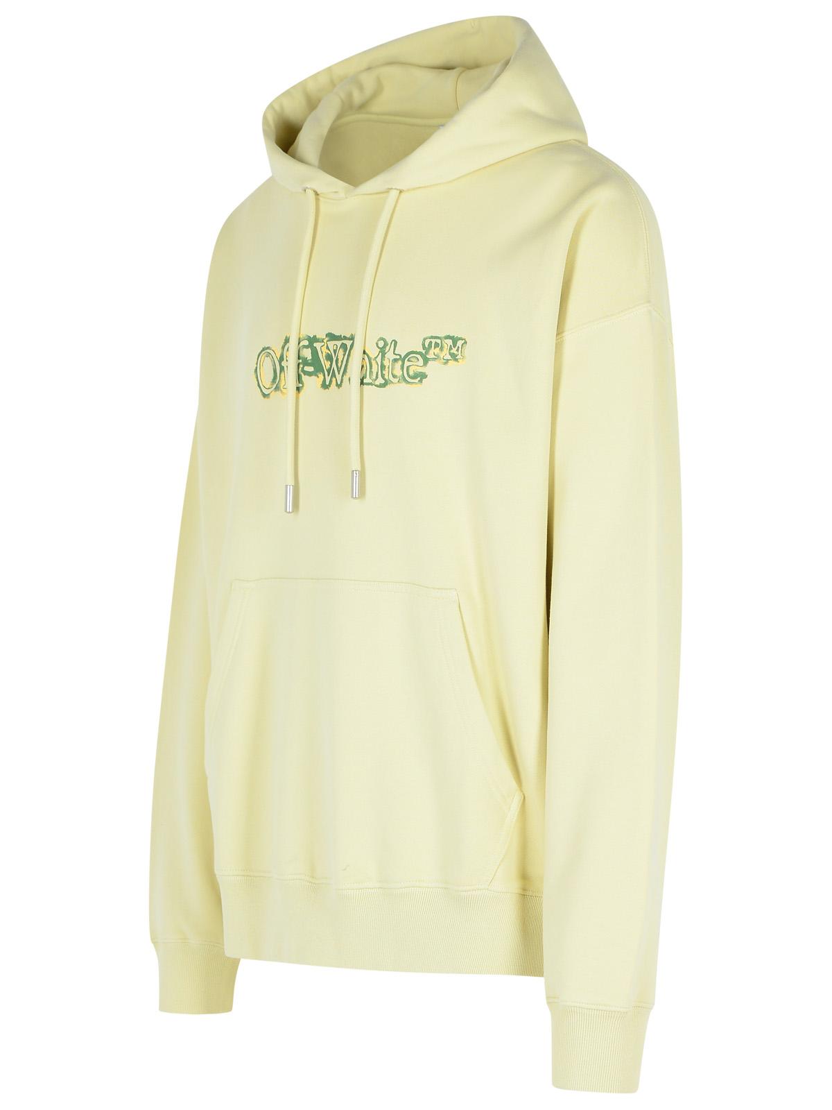 Off Off White 'Cloudy Arrow' Ivory Cotton Sweatshirt - Image 3