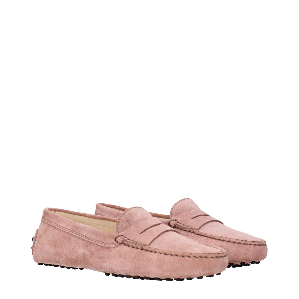 Tods トッド 'S モカッシーニの女性スエードピンク - Image 3