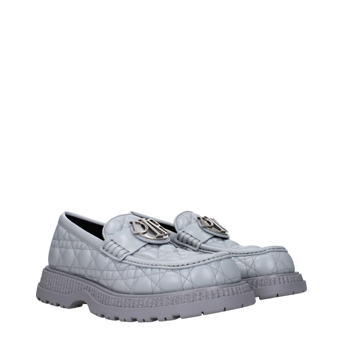 Dior クリスチャンディオールモカッシーニバッファローの男性スキングレー - Image 3