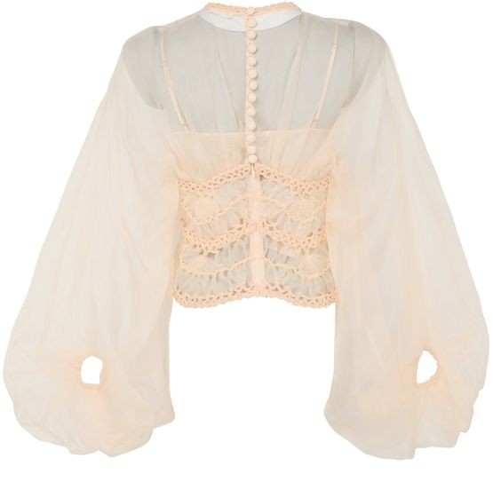 ZIMMERMANN Illuminate macrame bodice blouse - Image 3