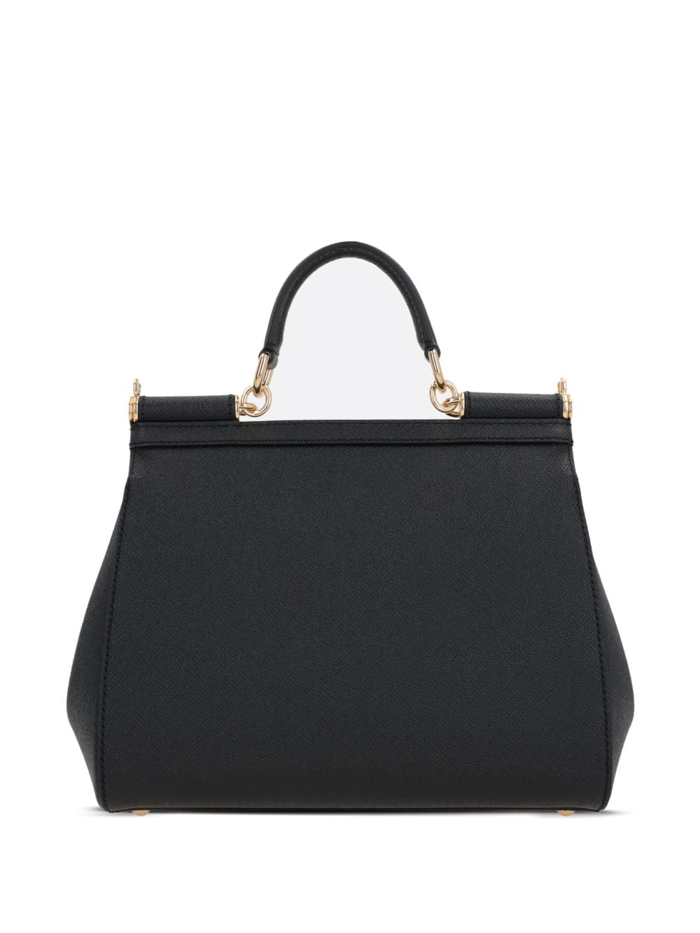 Dolce  Gabbana ドルチェ＆ガッバーナシチリア大きな革のハンドバッグ - Image 3