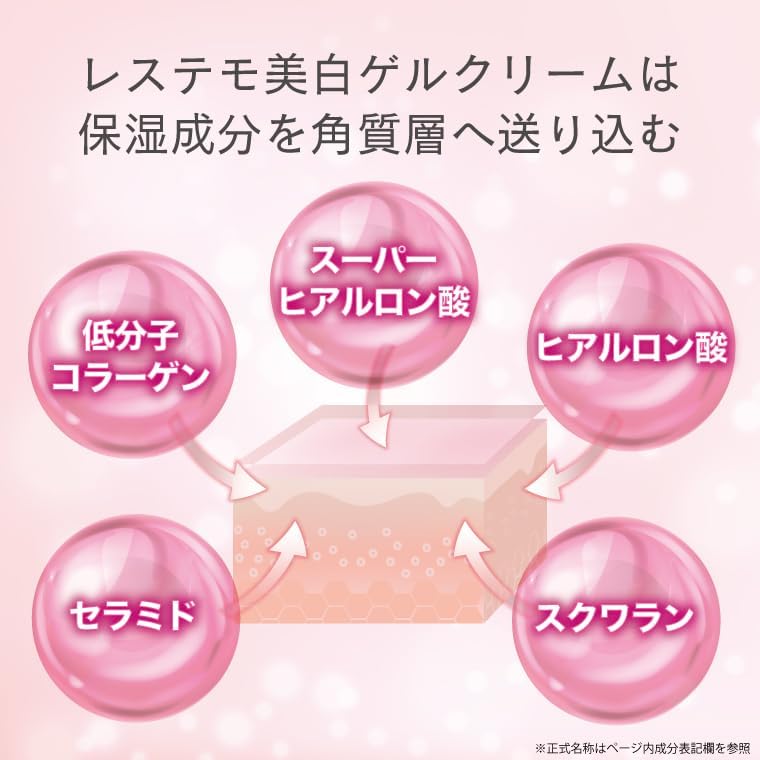 Restemo Silk Elder Sister's Favorite Gel Cream, 17.6 oz (500 g), Refill, Dry Skin, Delicate Skin, Oily Skin Whitening, Cremona