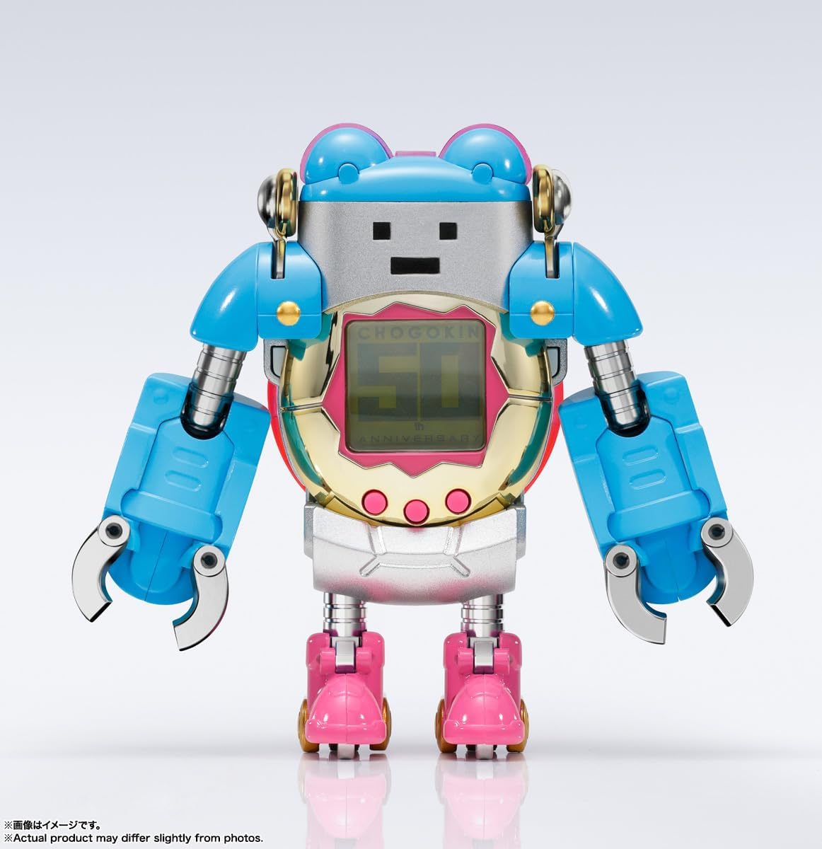 Tamashi Nations Super Alloy Chogokin Tamagotchirobo Approx. 3.9 inches (100 mm), ABS & Diecast, PC & SI, Painted Action Figure