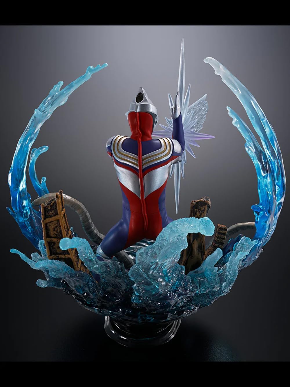 Figuarts Zero BAS63247 Ultraman Tiga Multi Type, Approx. 7.5 inches (190 mm), PVC / ABS Pre-painted Complete Figure