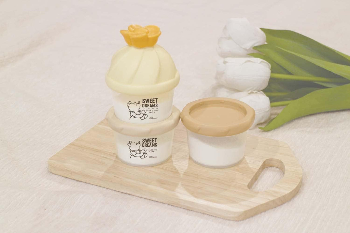 Nishiki Chemical Powder Milk Case, Winnie the Pooh Caramel