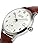 The Stack Authentic Round Classic Men's Women's Wristwatch, Made in Japan, Arabic × silver brown, Belt Type: